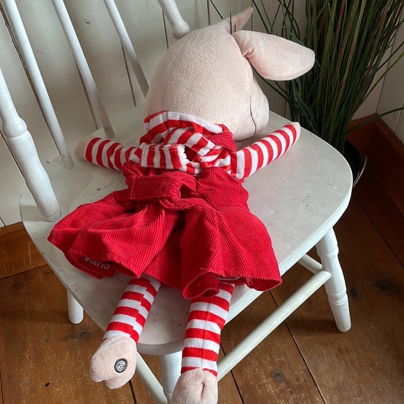 Olivia the Pig, pajama bag zippered, stuffed animal, Zoobies - Picture 2 of 11